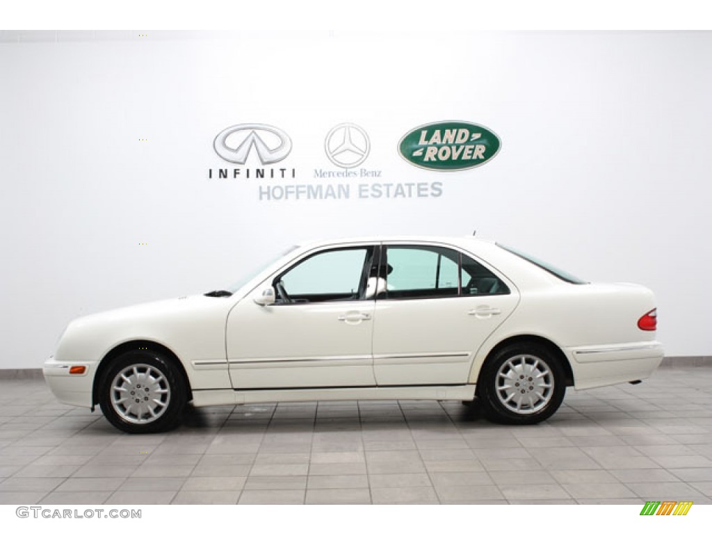 2002 E 320 4Matic Sedan - Alabaster White / Ash photo #2