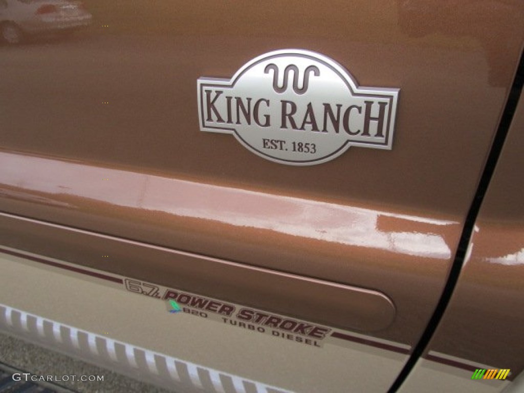 2012 F350 Super Duty King Ranch Crew Cab 4x4 - Golden Bronze Metallic / Chaparral Leather photo #4