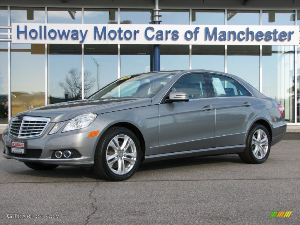 2010 E 350 4Matic Sedan - Palladium Silver Metallic / Black photo #1