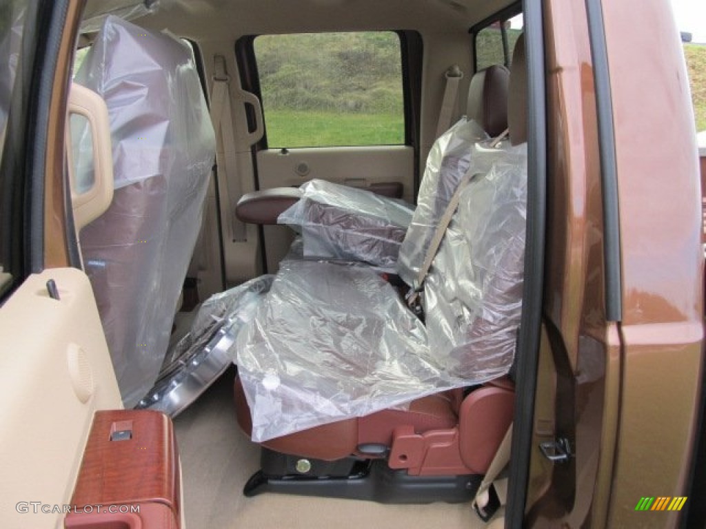 2012 F350 Super Duty King Ranch Crew Cab 4x4 - Golden Bronze Metallic / Chaparral Leather photo #15