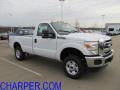 2012 Oxford White Ford F250 Super Duty XLT Regular Cab 4x4  photo #1