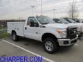 2011 Oxford White Ford F350 Super Duty XL Regular Cab 4x4 Chassis Commercial  photo #1