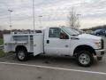 2011 Oxford White Ford F350 Super Duty XL Regular Cab 4x4 Chassis Commercial  photo #5