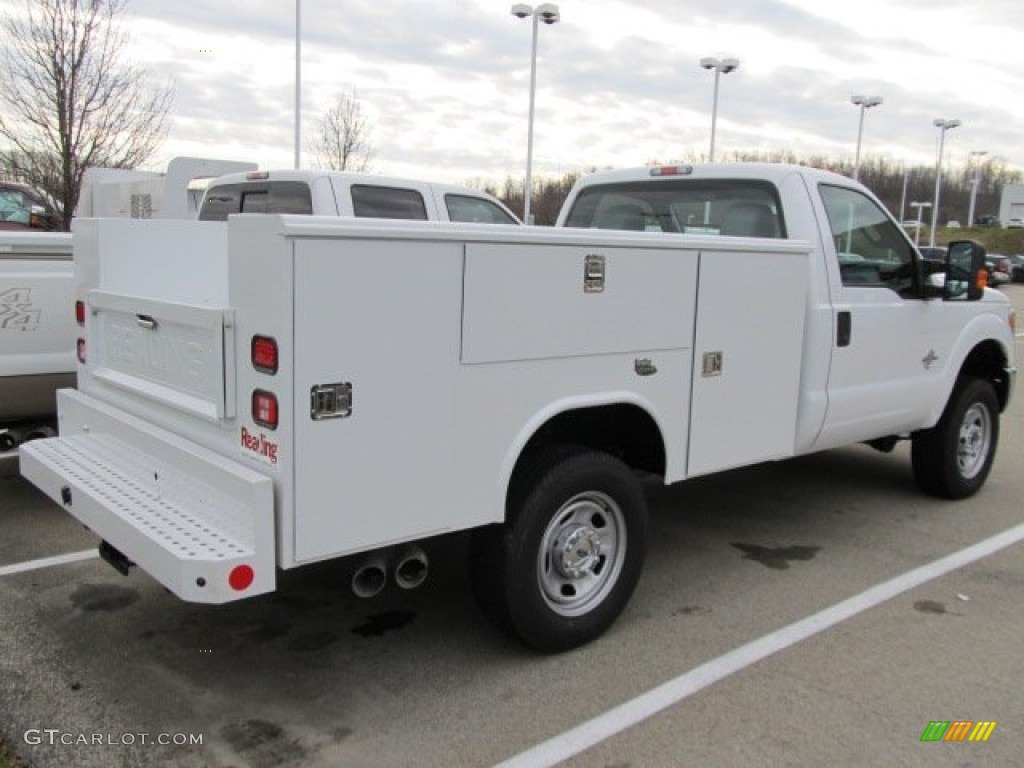 Oxford White 2011 Ford F350 Super Duty XL Regular Cab 4x4 Chassis Commercial Exterior Photo #57298149