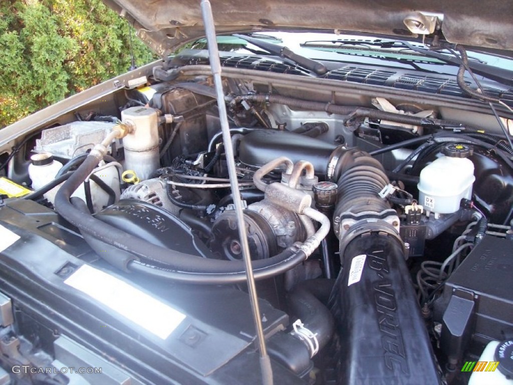 2001 GMC Jimmy SLE 4x4 4.3 Liter OHV 12-Valve V6 Engine Photo #57298935