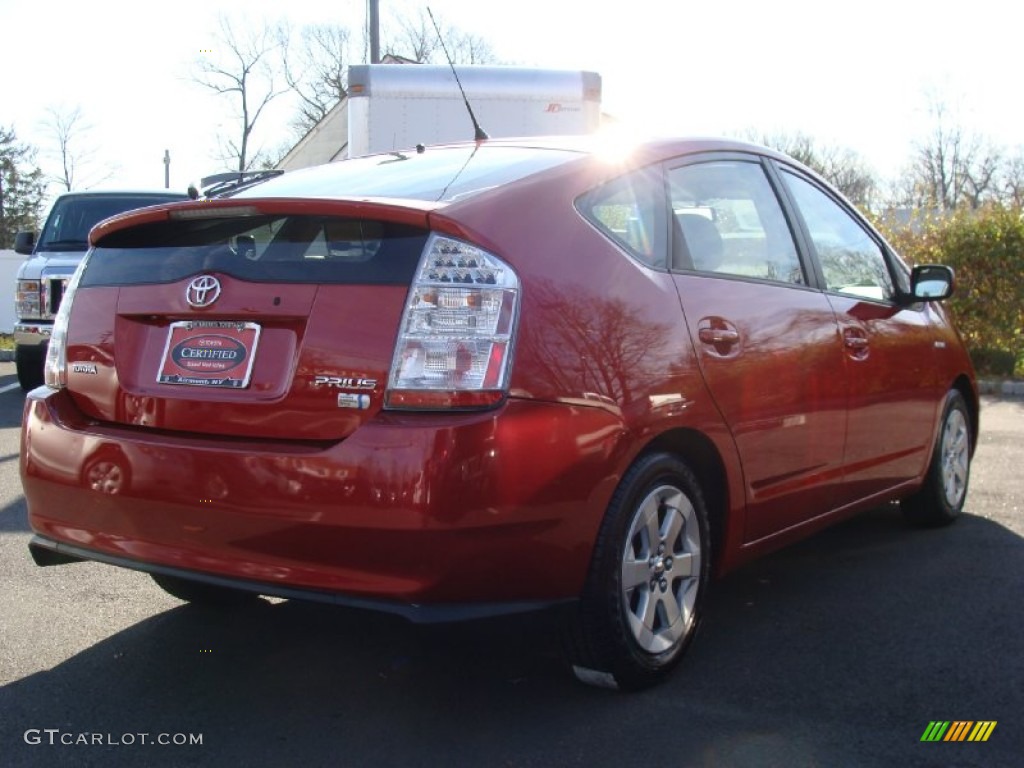 2009 Prius Hybrid - Barcelona Red Metallic / Bisque photo #4