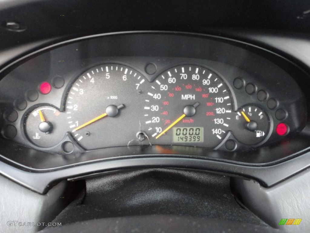 2000 Ford Focus ZTS Sedan Gauges Photo #57301623