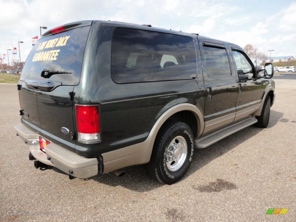 2000 Excursion Limited - Dark Green Satin Metallic / Medium Parchment photo #3