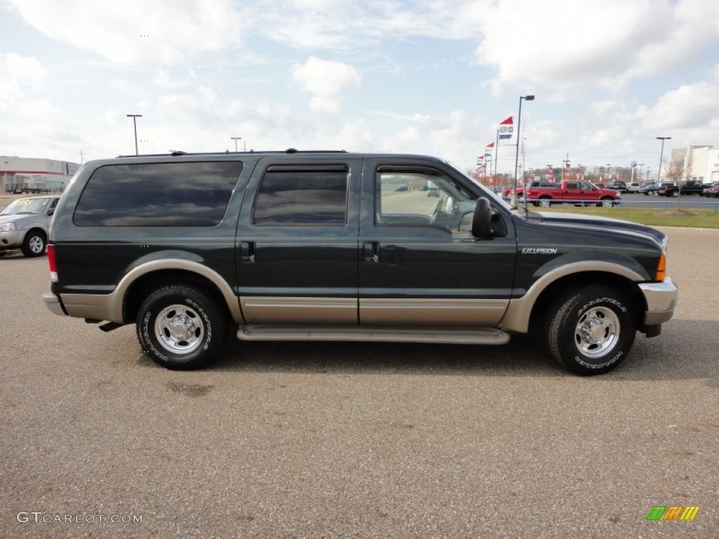 Dark Green Satin Metallic 2000 Ford Excursion Limited Exterior Photo #57302070
