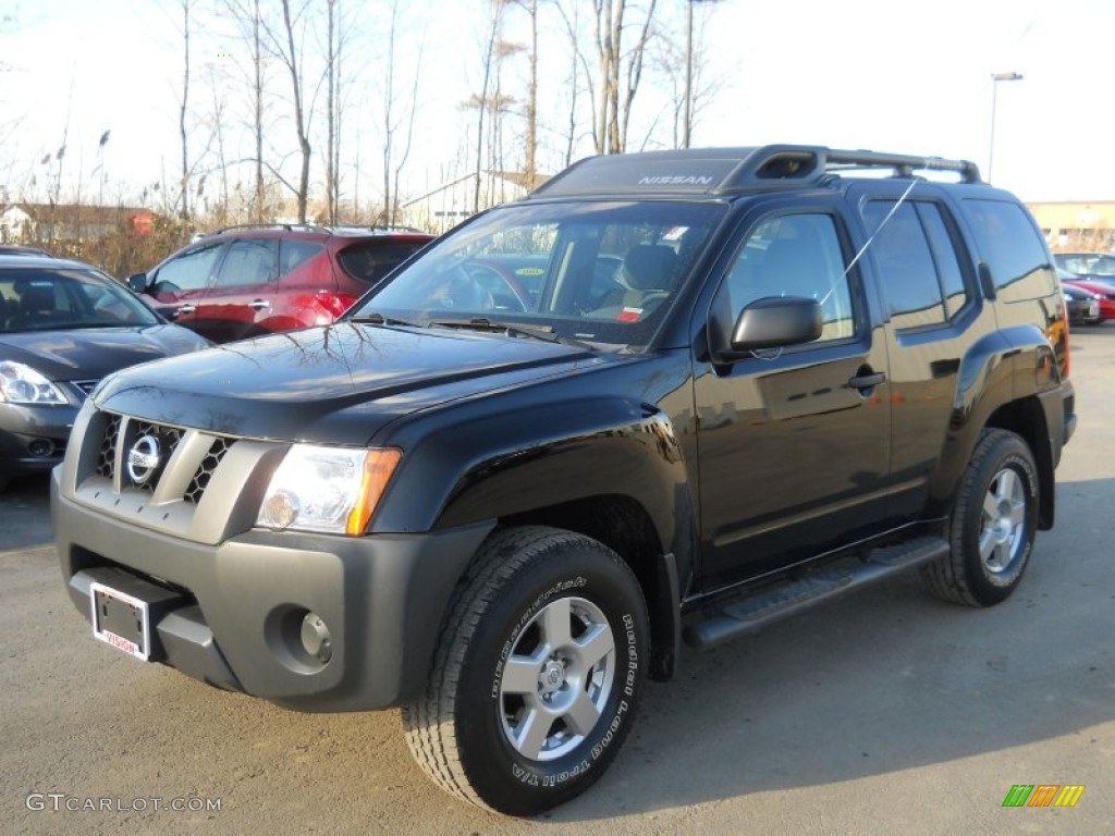 2008 Xterra S 4x4 - Super Black / Graphite photo #1