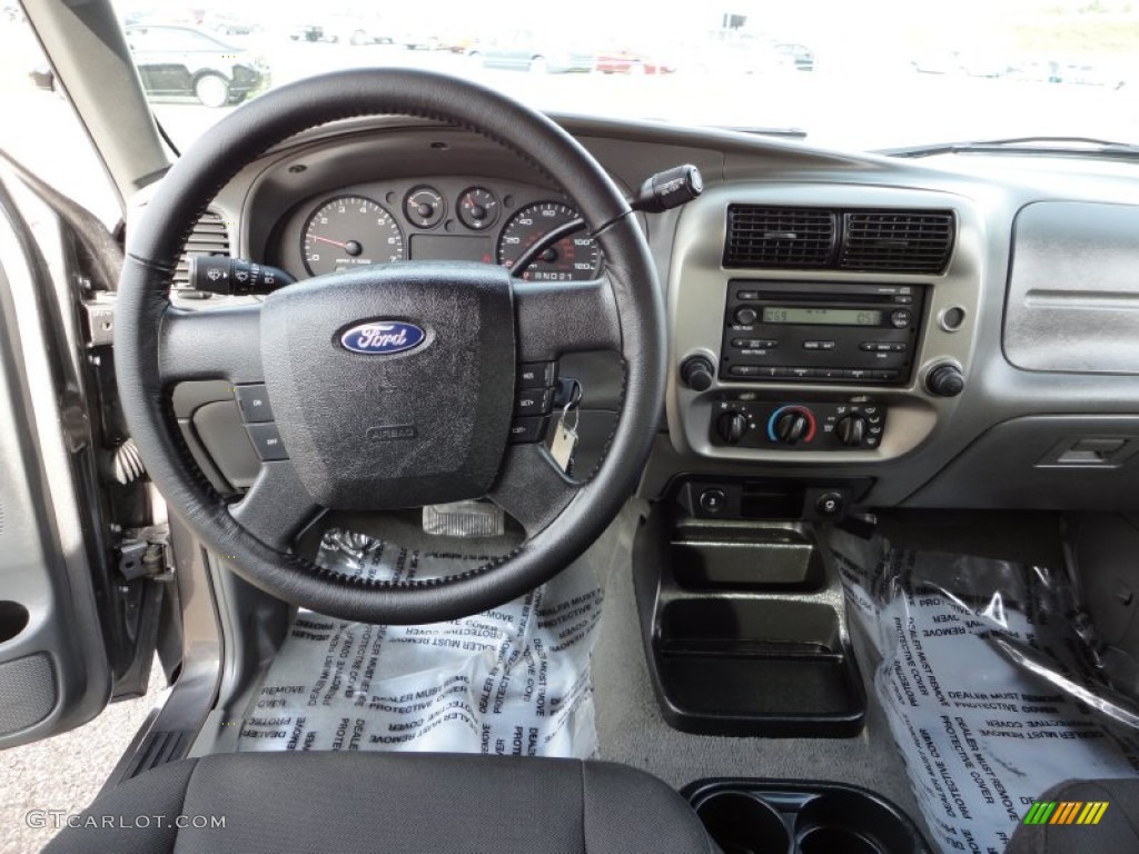 2011 Ford Ranger XLT SuperCab Medium Dark Flint Dashboard Photo #57303444