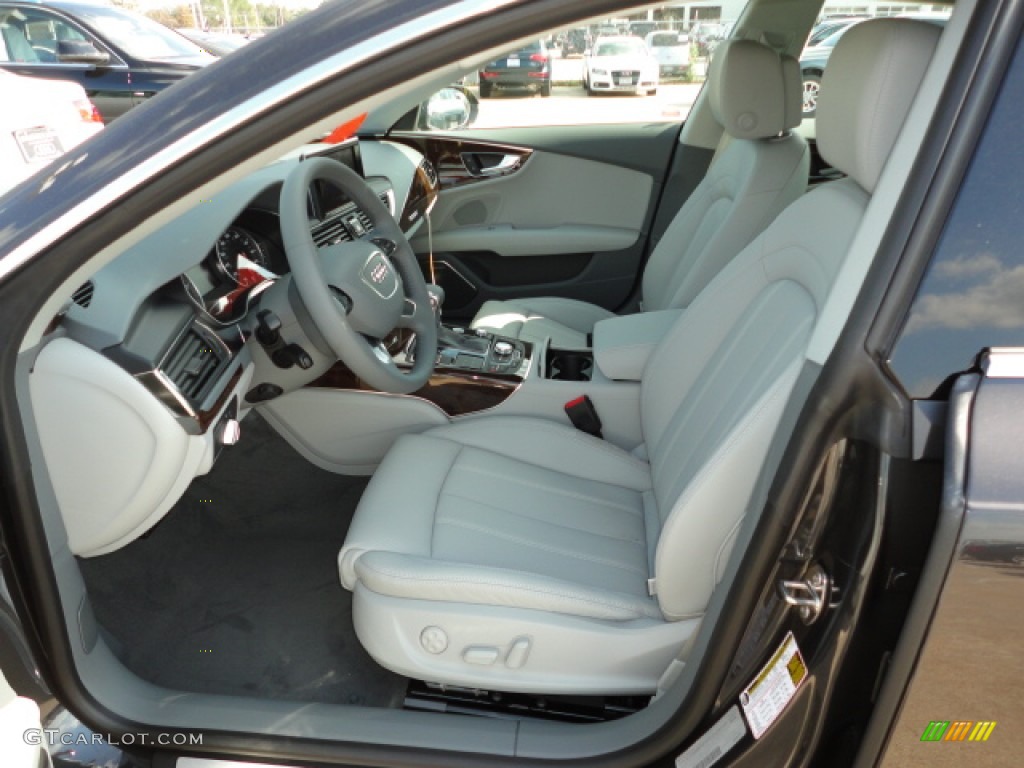 Titanium Grey Interior 2012 Audi A7 3.0T quattro Prestige Photo #57303756
