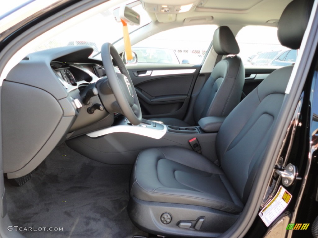 Black Interior 2012 Audi A4 2.0T quattro Sedan Photo #57303801