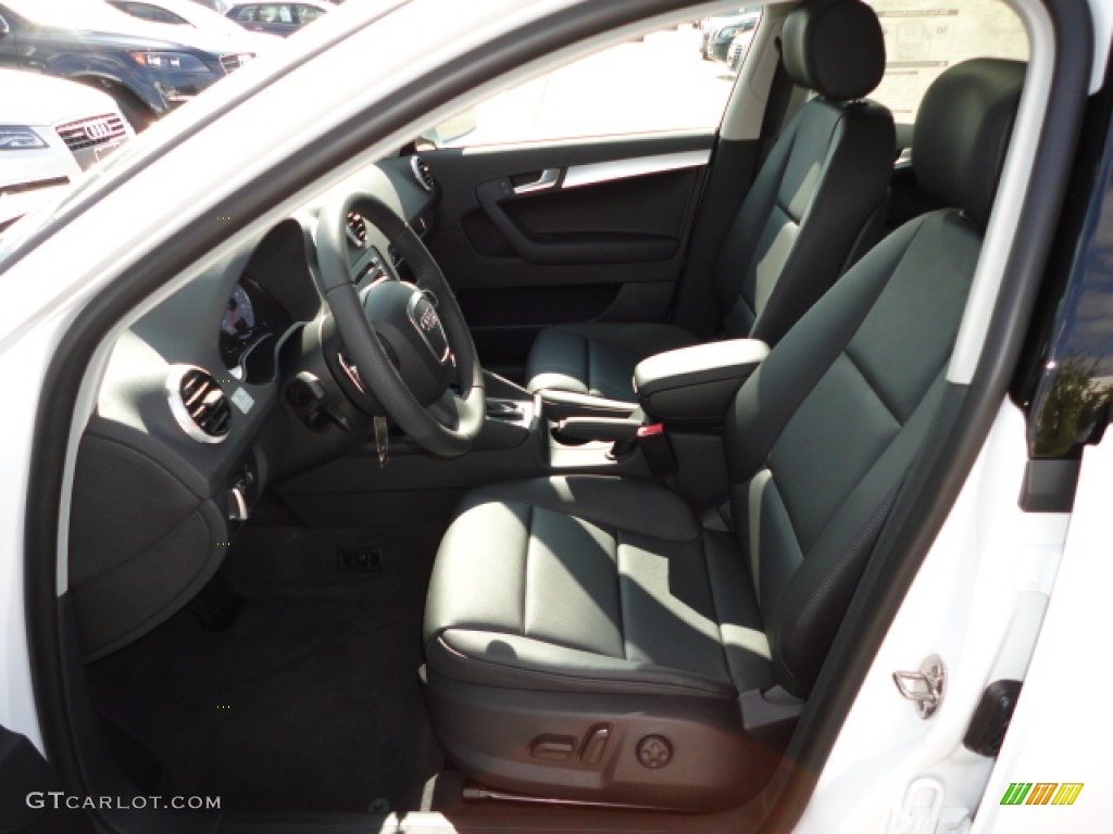 Black Interior 2012 Audi A3 2.0 TDI Photo #57304227