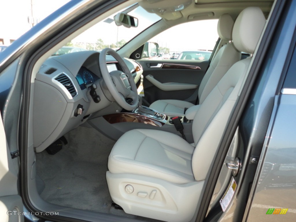 Light Gray Interior 2012 Audi Q5 2.0 TFSI quattro Photo #57304431