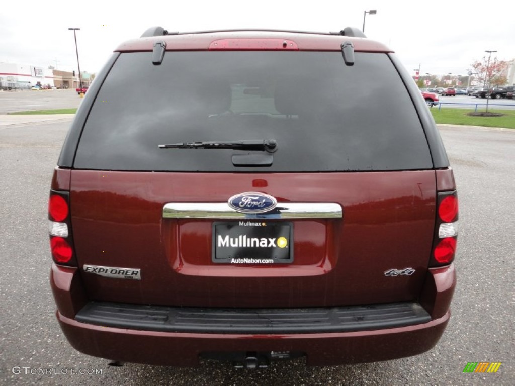 2010 Explorer XLT 4x4 - Dark Copper Metallic / Camel photo #2