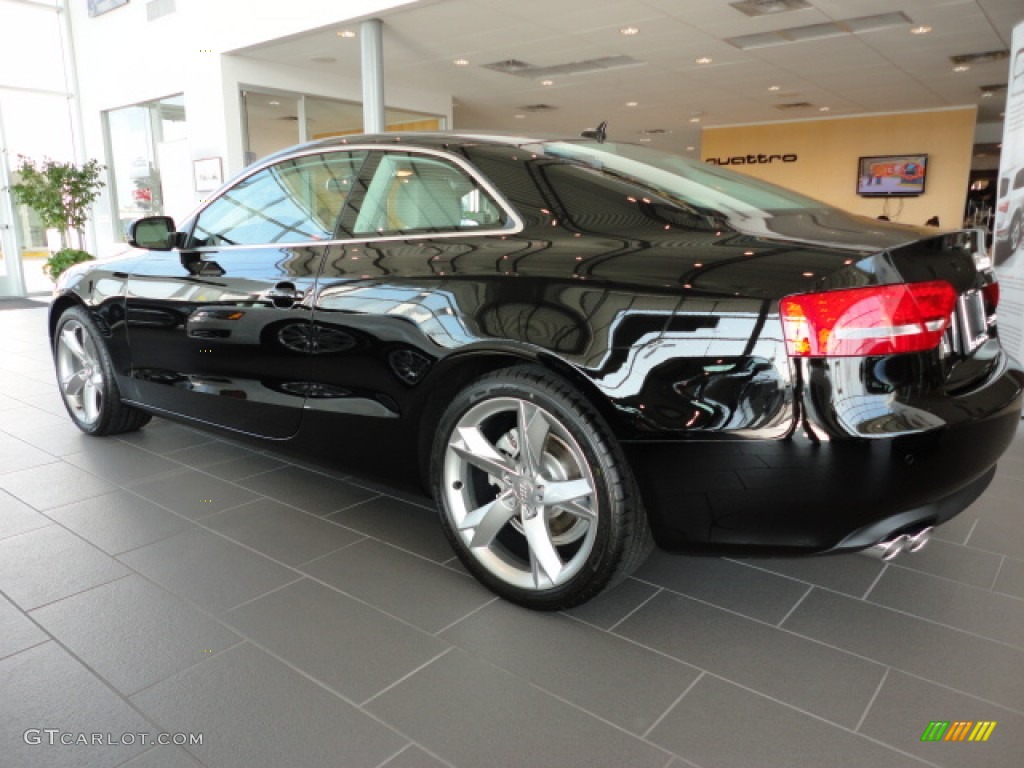 Brilliant Black 2012 Audi A5 2.0T quattro Coupe Exterior ...