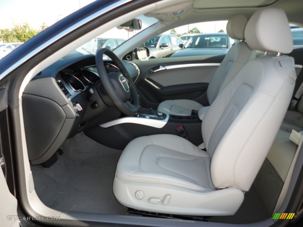 Light Gray Interior 2012 Audi A5 2.0T quattro Coupe Photo #57305009