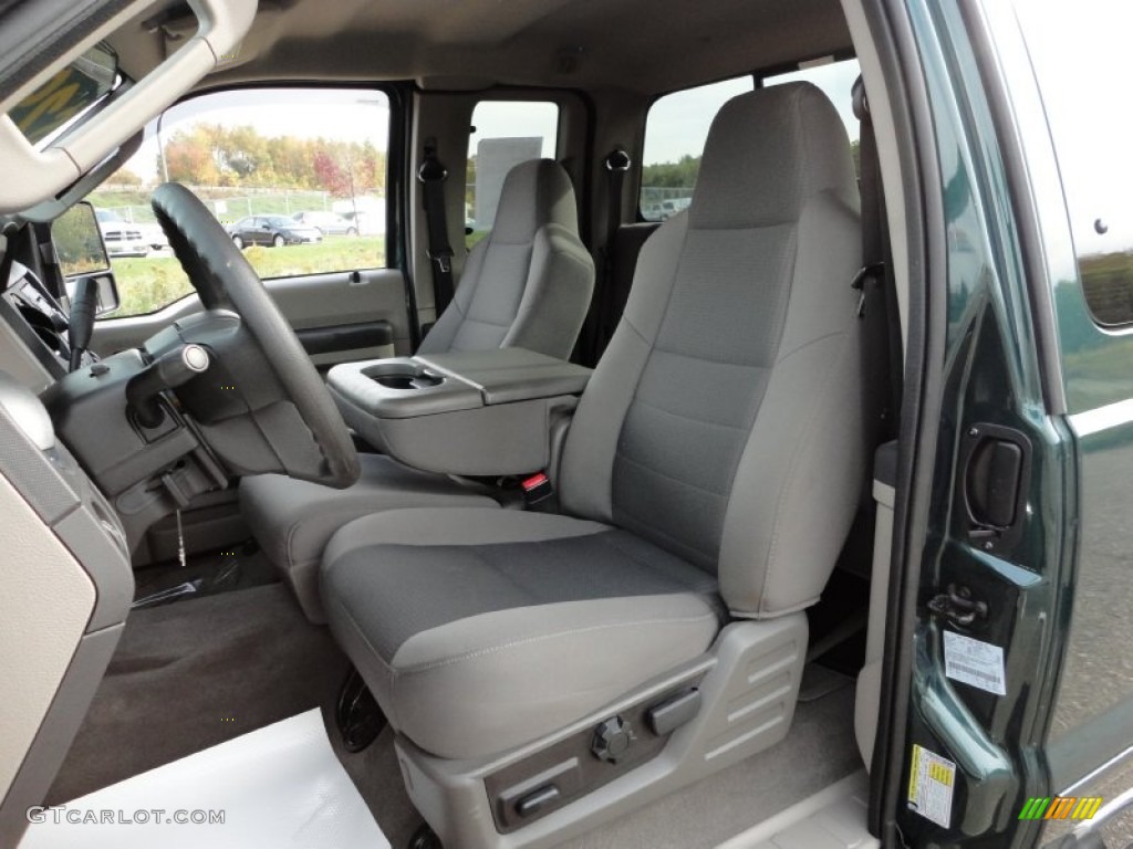 Medium Stone Interior 2010 Ford F250 Super Duty XLT SuperCab 4x4 Photo #57305310
