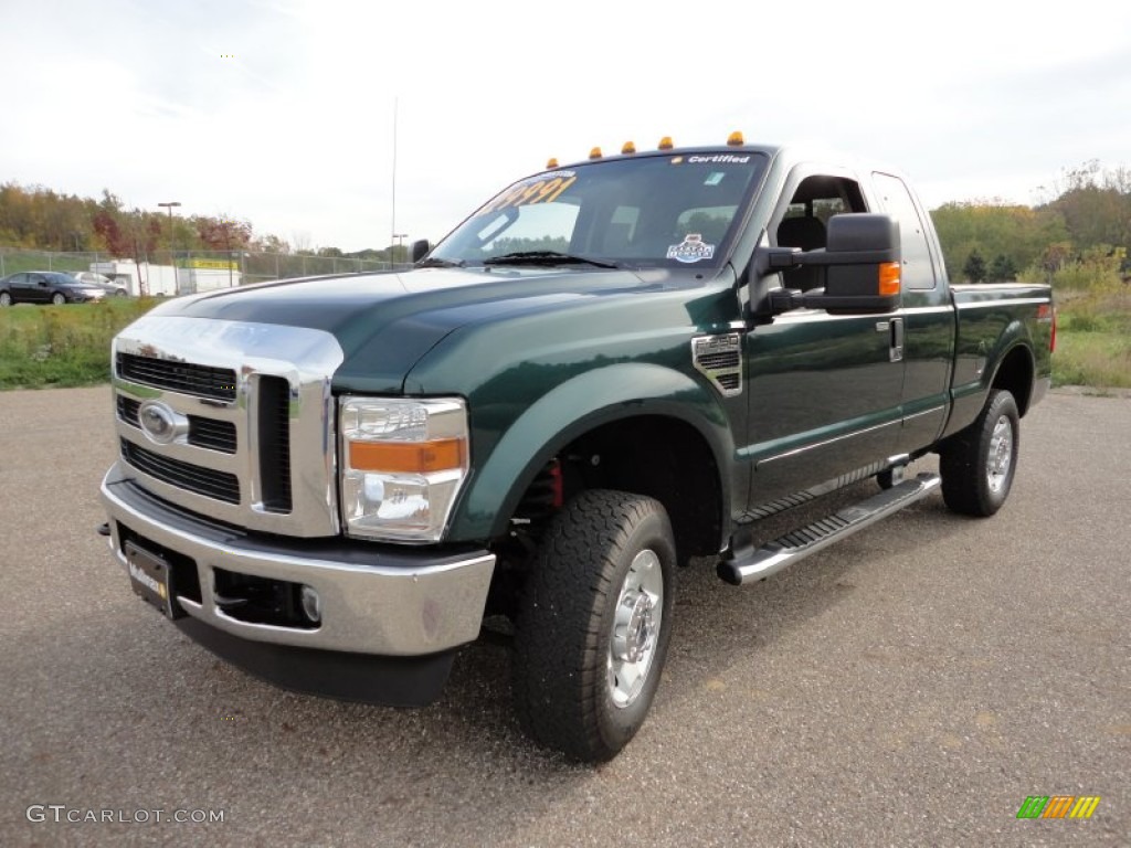 Forest Green Metallic 2010 Ford F250 Super Duty XLT SuperCab 4x4 Exterior Photo #57305352