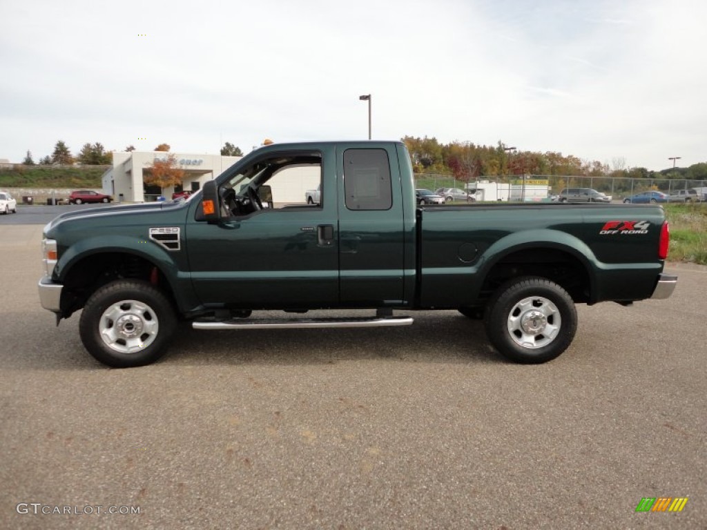 Forest Green Metallic 2010 Ford F250 Super Duty XLT SuperCab 4x4 Exterior Photo #57305445
