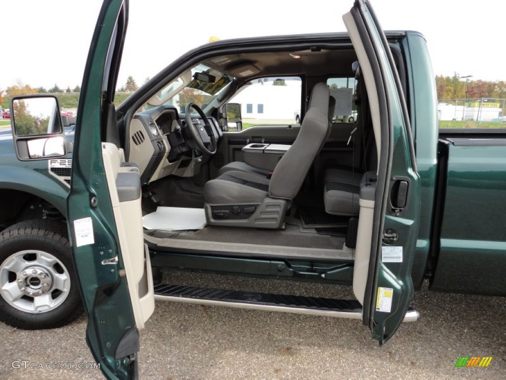 Medium Stone Interior 2010 Ford F250 Super Duty XLT SuperCab 4x4 Photo #57305509