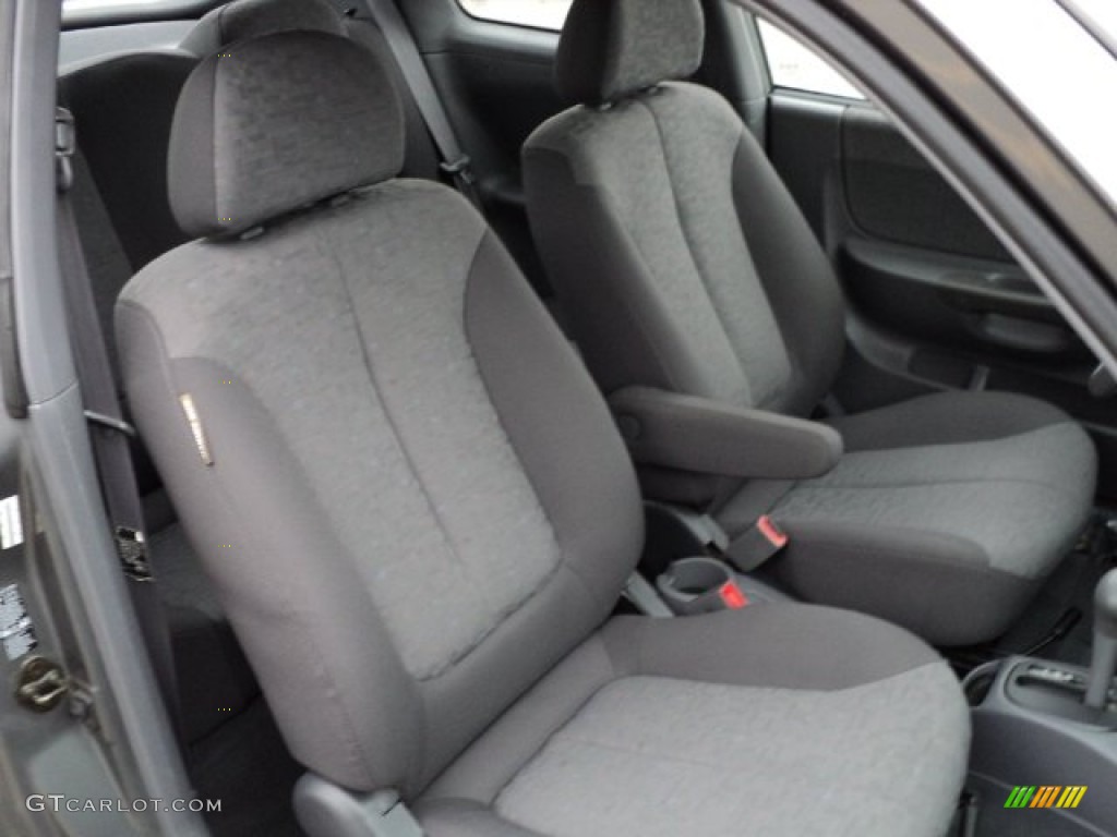 Gray Interior 2003 Hyundai Accent GL Coupe Photo #57308787