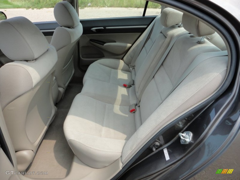 Beige Interior 2009 Honda Civic EX Sedan Photo #57309024