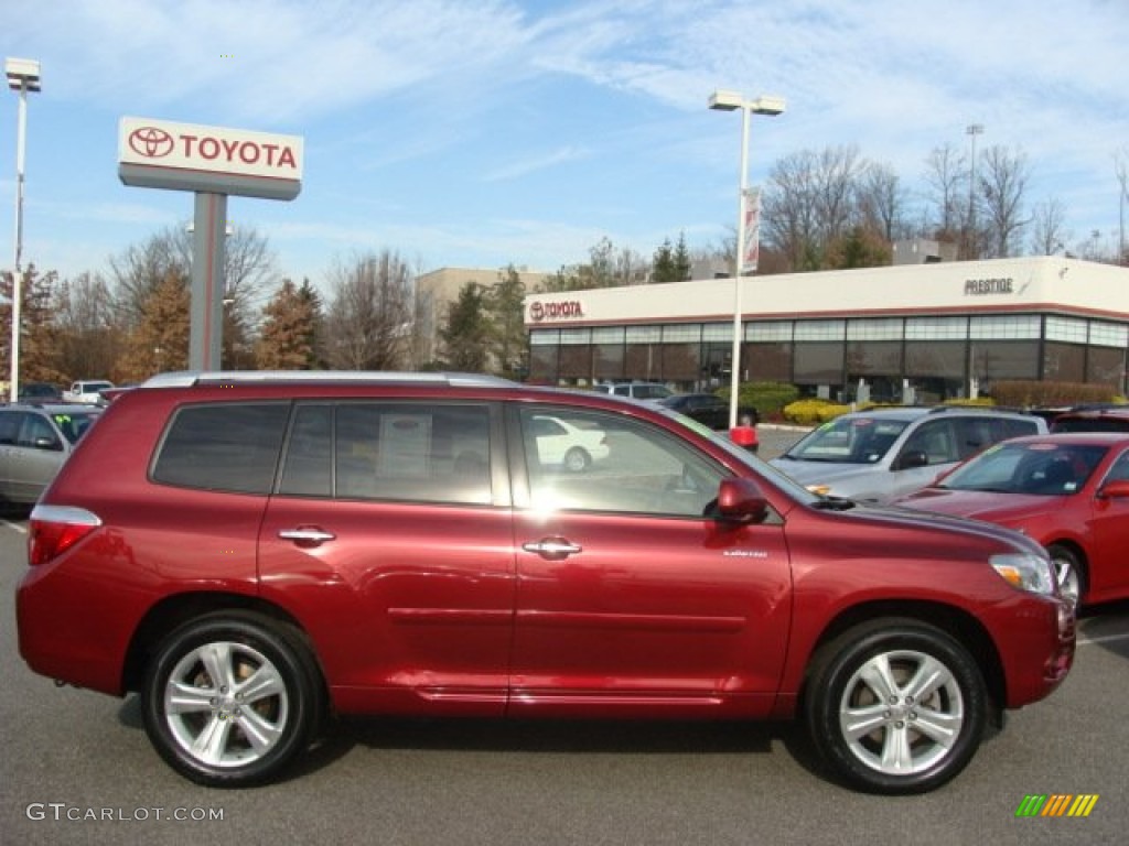 2008 Highlander Limited 4WD - Salsa Red Pearl / Sand Beige photo #1