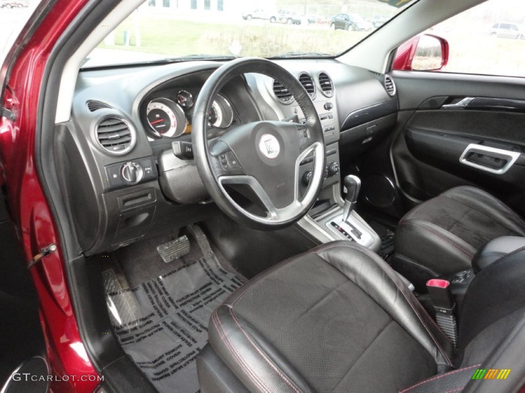 Black Interior 2008 Saturn VUE Red Line AWD Photo #57310060