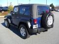 2009 Deep Water Blue Pearl Coat Jeep Wrangler X 4x4  photo #2