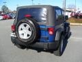 2009 Deep Water Blue Pearl Coat Jeep Wrangler X 4x4  photo #3