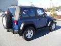 2009 Deep Water Blue Pearl Coat Jeep Wrangler X 4x4  photo #4