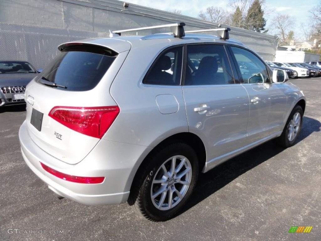 2011 Q5 2.0T quattro - Ice Silver Metallic / Black photo #8