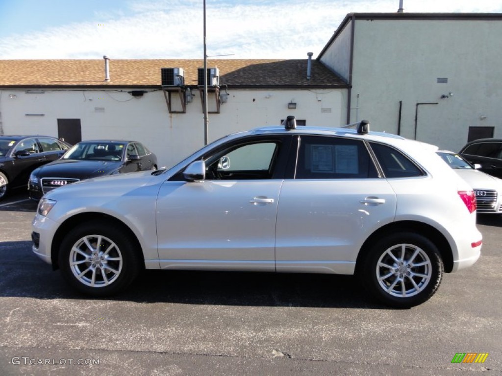 2011 Q5 2.0T quattro - Ice Silver Metallic / Black photo #11