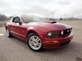 Dark Candy Apple Red 2008 Ford Mustang GT Premium Coupe Exterior