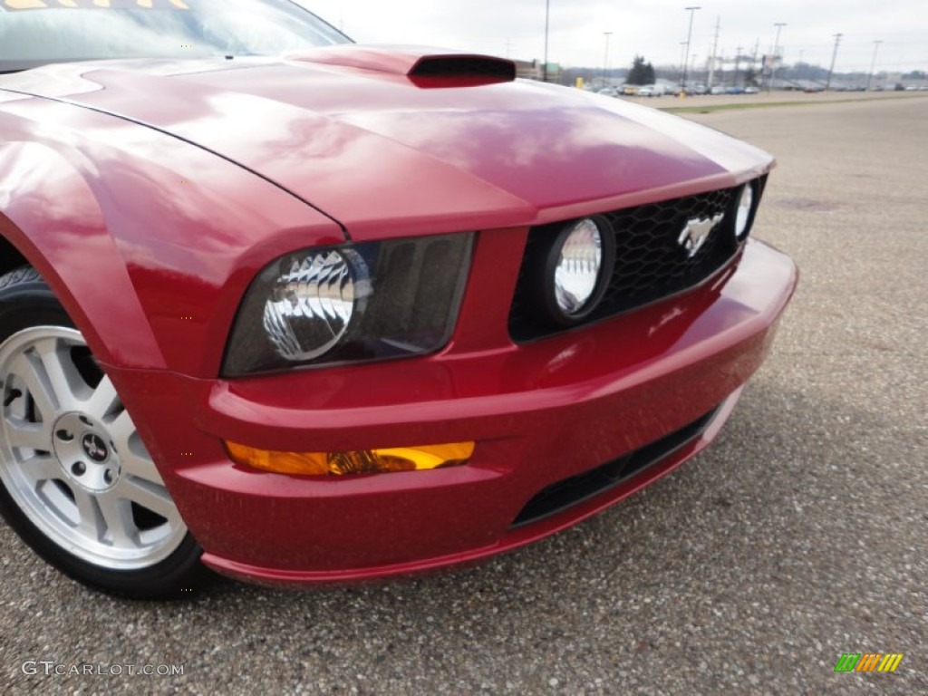 2008 Mustang GT Premium Coupe - Dark Candy Apple Red / Dark Charcoal photo #13