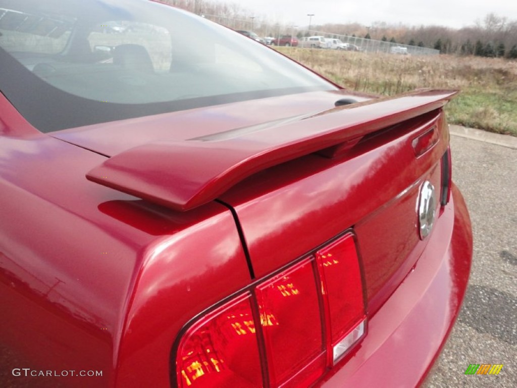 2008 Mustang GT Premium Coupe - Dark Candy Apple Red / Dark Charcoal photo #15