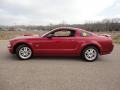 2008 Dark Candy Apple Red Ford Mustang GT Premium Coupe  photo #16
