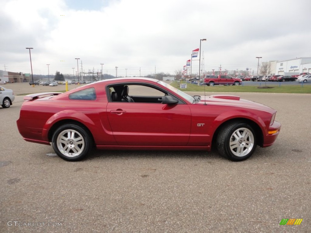 Dark Candy Apple Red 2008 Ford Mustang GT Premium Coupe Exterior Photo #57311901