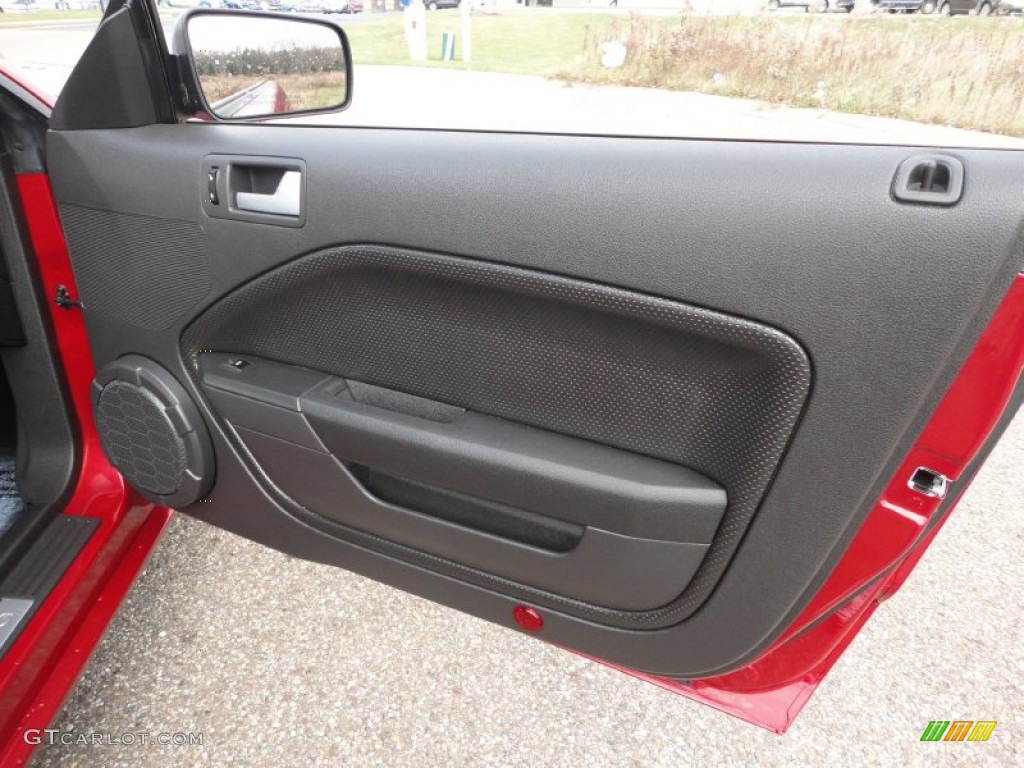2008 Ford Mustang GT Premium Coupe Dark Charcoal Door Panel Photo #57311940
