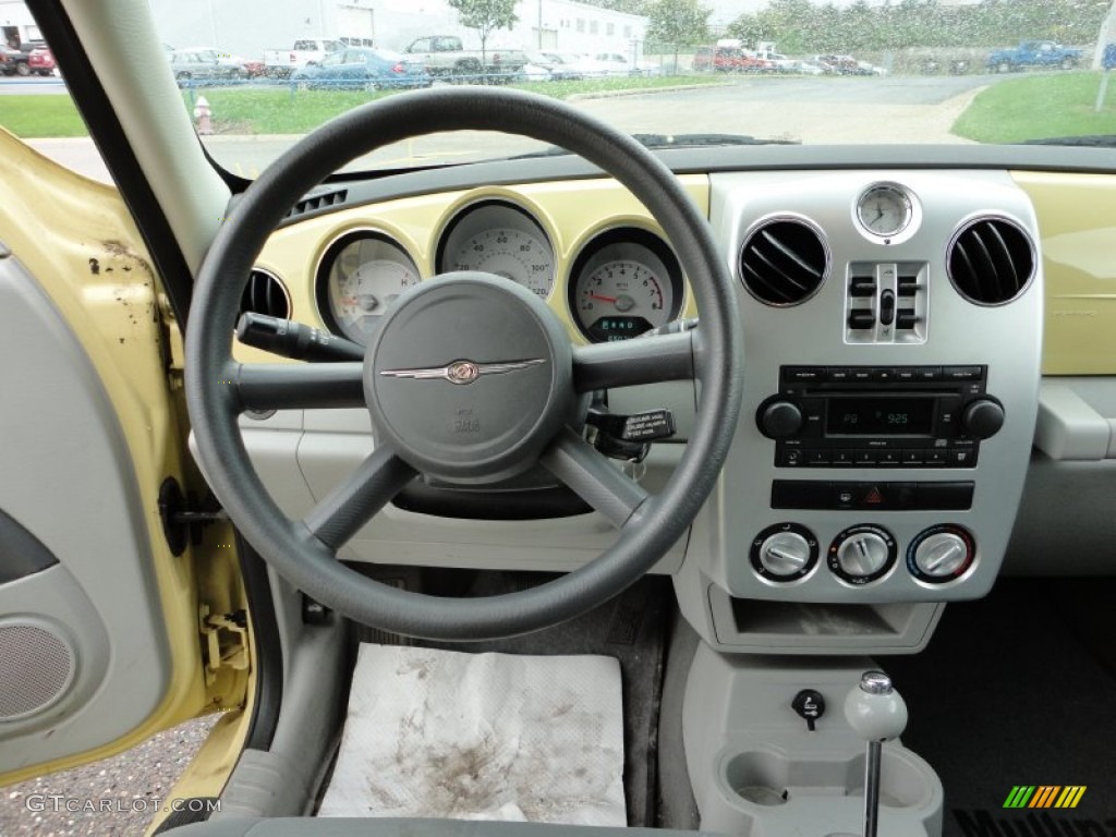 2007 PT Cruiser Touring - Pastel Yellow / Pastel Slate Gray photo #7