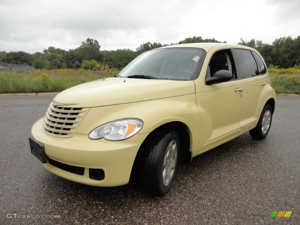 2007 PT Cruiser Touring - Pastel Yellow / Pastel Slate Gray photo #11