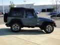 2001 Steel Blue Pearl Jeep Wrangler Sport 4x4  photo #4