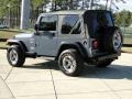 2001 Steel Blue Pearl Jeep Wrangler Sport 4x4  photo #6