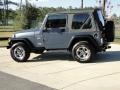 2001 Steel Blue Pearl Jeep Wrangler Sport 4x4  photo #7
