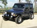 2001 Steel Blue Pearl Jeep Wrangler Sport 4x4  photo #10
