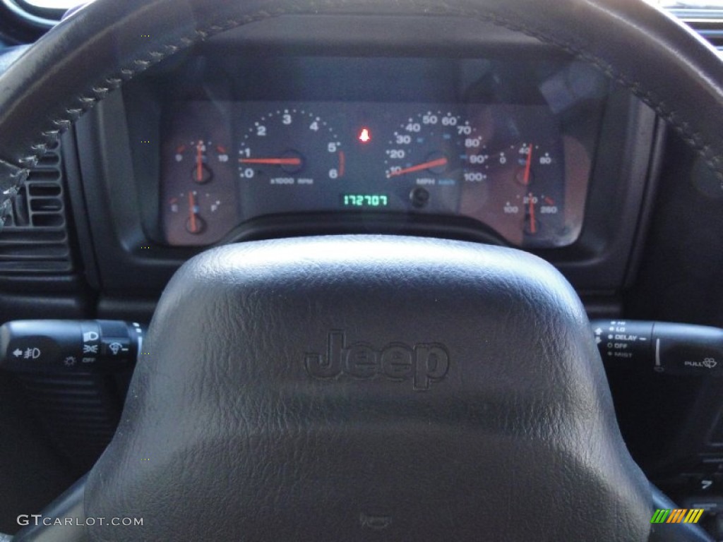 2001 Wrangler Sport 4x4 - Steel Blue Pearl / Agate Black photo #14