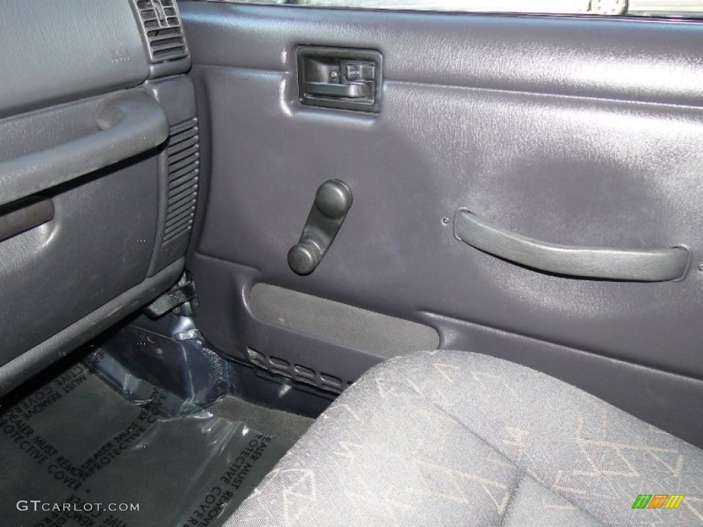 2001 Wrangler Sport 4x4 - Steel Blue Pearl / Agate Black photo #19