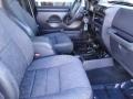 2001 Steel Blue Pearl Jeep Wrangler Sport 4x4  photo #20